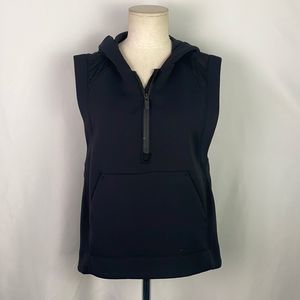 Lululemon Black Zip Front With Hood Vest